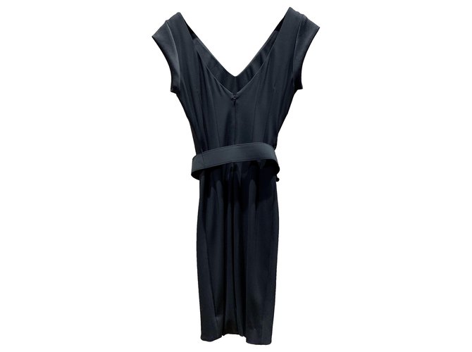 Versace Vestidos Negro Poliamida  ref.289697