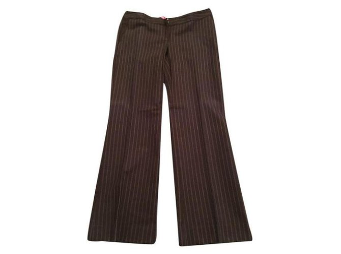 Max & Co Pants, leggings Black Cotton  ref.289723