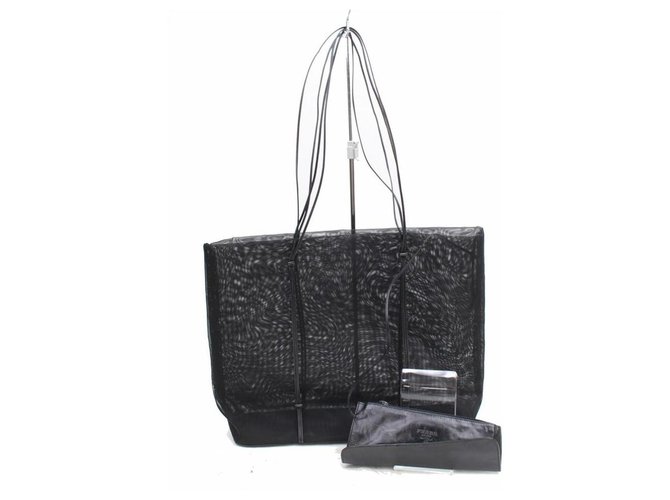 prada see through bolsa