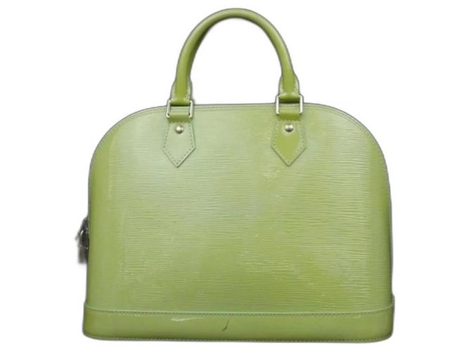 Louis Vuitton Epi Alma Bag Green