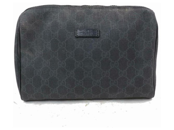 Gucci black cheap cosmetic bag