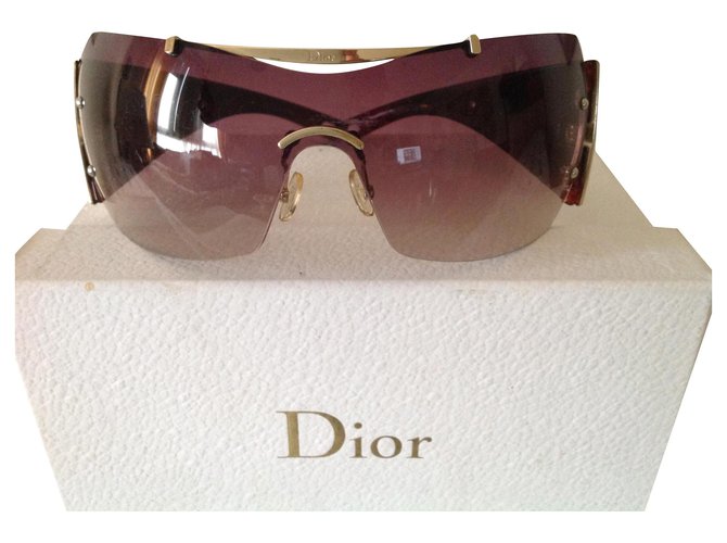Christian Dior Western serie limitada Dorado Metal  ref.290232