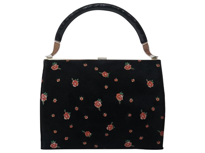 Dolce & Gabbana Handbags Black Suede  ref.290466