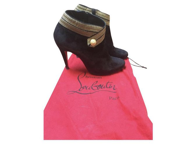 Christian Louboutin Marychal Suede Noir  ref.290515