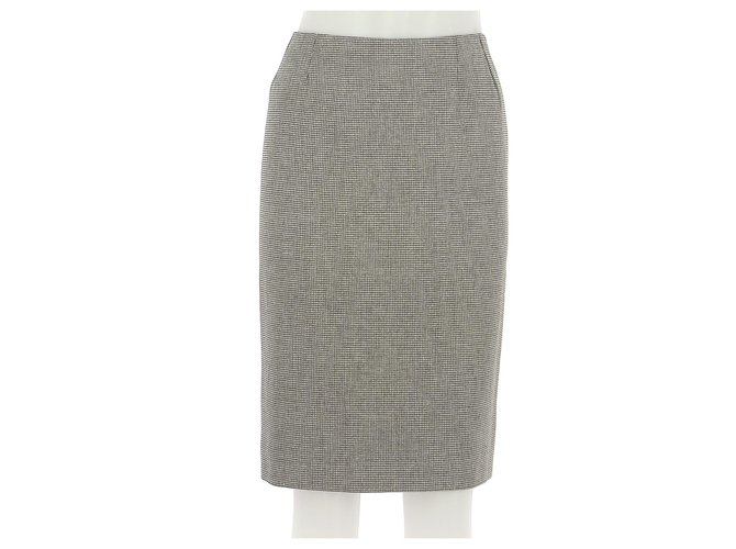 Christian Dior Skirt suit Black Wool  ref.290551