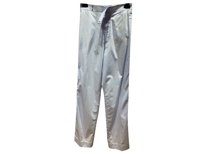 Calça Céline de algodão azul claro