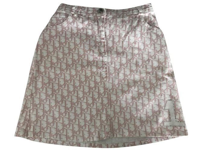 Dior Skirts Pink Cotton  ref.290594