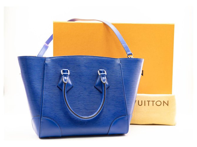 Sac Louis Vuitton Phenix en cuir épi bleu Bleu Marine  ref.290608