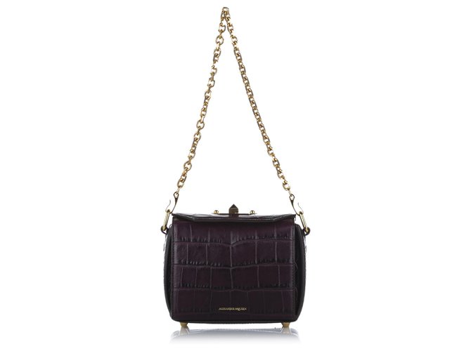 Alexander mcqueen box bag 16 hotsell