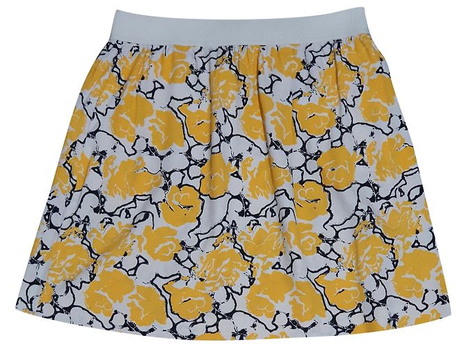 Saia Samsoe & Samsoe Nessie amarela de viscose Multicor Amarelo