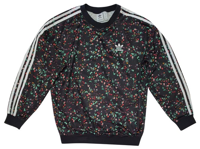 Adidas Sweatshirt Mehrfarbig Polyester Mehrfarben