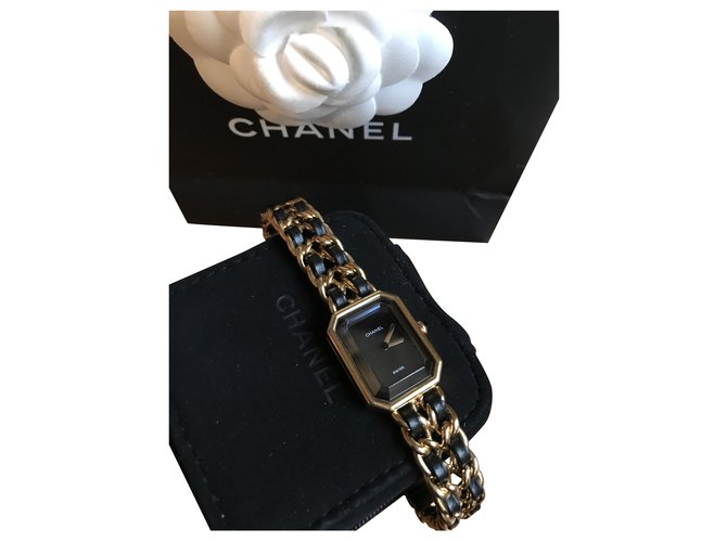 Première Chanel Premiere Gold hardware Banhado a ouro  ref.290961