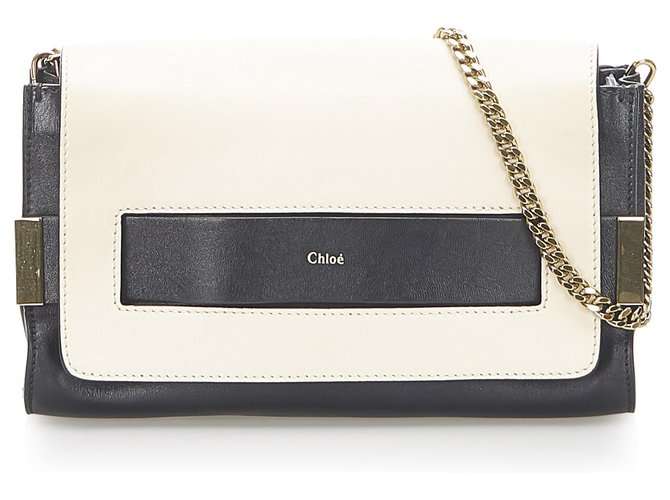 Elle crossbody chain bag in black