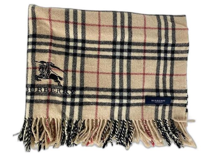 Burberry Sciarpa a scialle con logo Nova Check