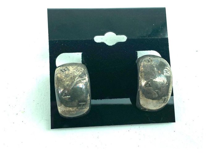 Chanel 925 silver cc earrings ref.291511 - Joli Closet