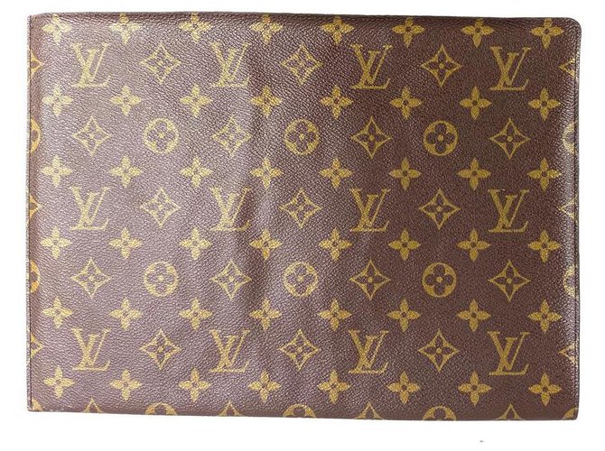 Louis Vuitton Suporte para capa de documento de pasta de monograma  ref.291535