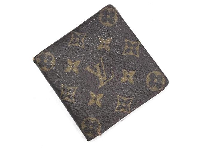 Slender Louis Vuitton Portafoglio a libro da uomo con monogramma snello Marco Multiple