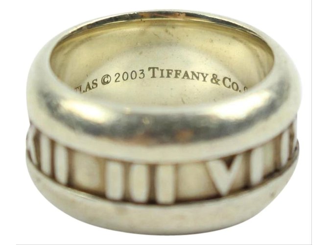 Autre Marque Atlas Roman Numeral Ring 925 silver 60MISA1025  ref.291743