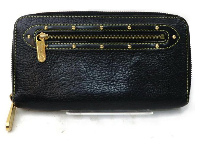 Louis Vuitton Suhali Zippy Wallet Black Long Zip Around  ref.291887