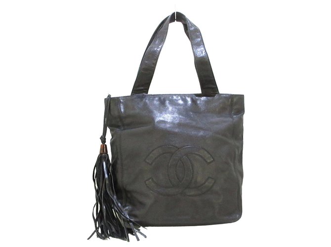 Chanel shoulder bag Black Leather  ref.291933