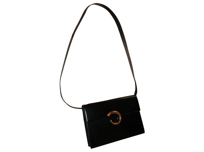Borsa Cartier in pelle nera Nero