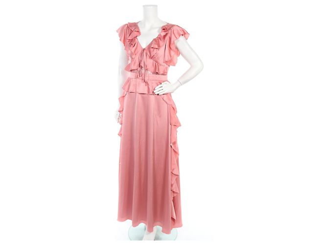 Autre Marque Forever Unique Kleid in Rosa aus Polyester Pink