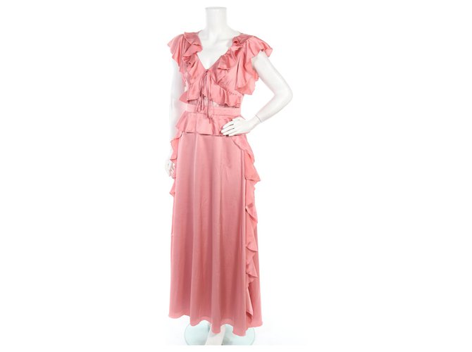 Autre Marque Robes Polyester Rose  ref.292223
