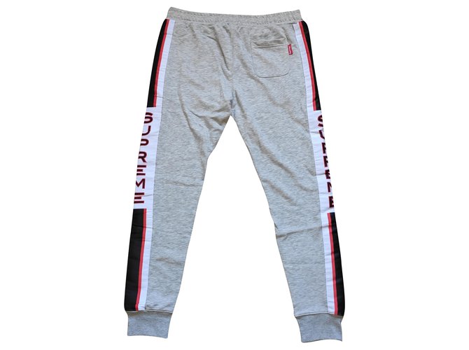 Supreme Sport pants Grey Cotton  ref.292273
