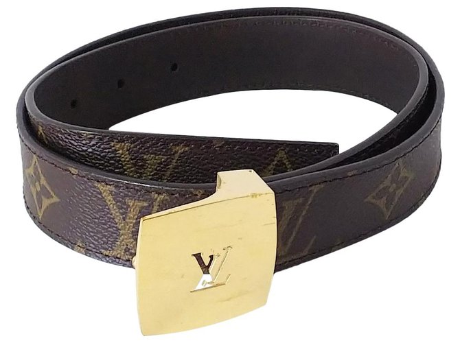 Louis Vuitton Belt Brown Cloth ref.292669 - Joli Closet