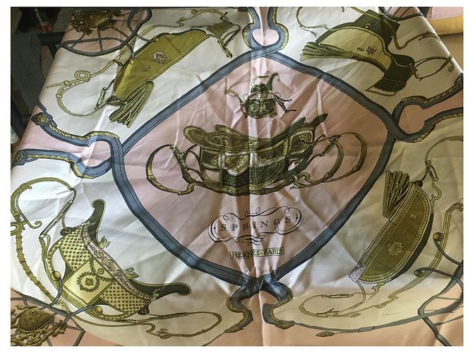 Hermès Seidentuch Sun Rosa 90x90 Pink