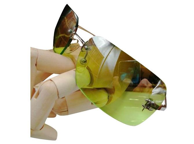 Chanel Sonnenbrille Grün