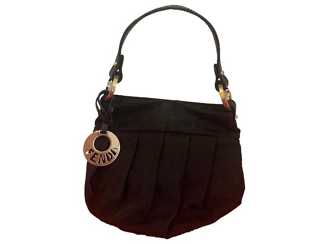 Fendi Mini Chef schwarze Tasche