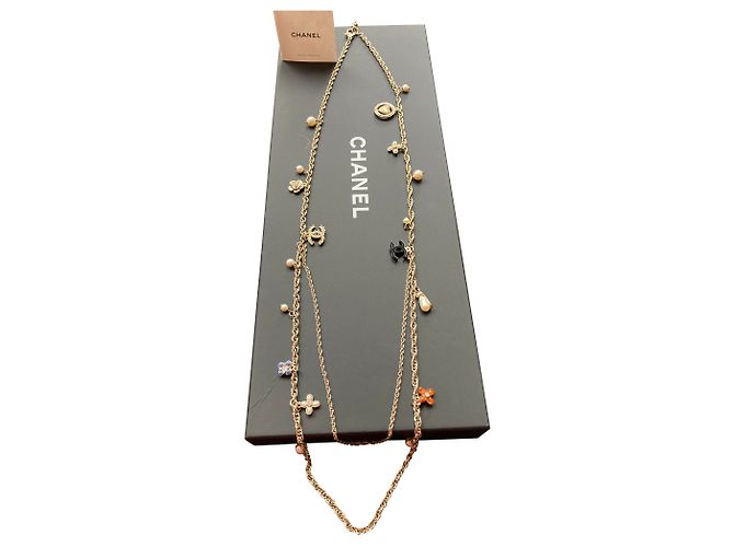 Chanel Collares Gold hardware Cadena