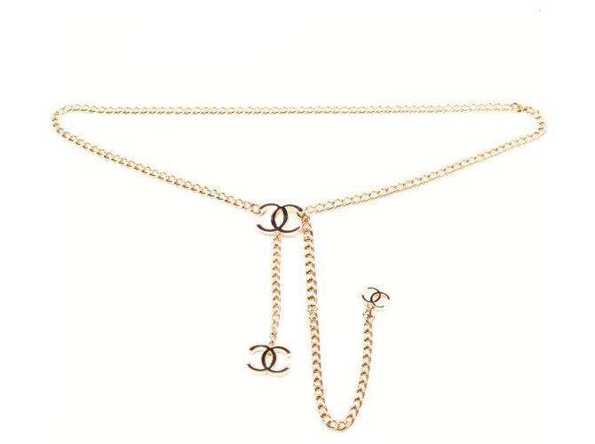 Chanel Cinturones Gold hardware Metal  ref.293140