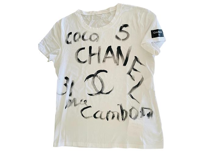 T-shirt de natal da Chanel 2008 Branco