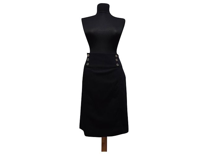Falda negra Ralph Lauren de algodón Negro