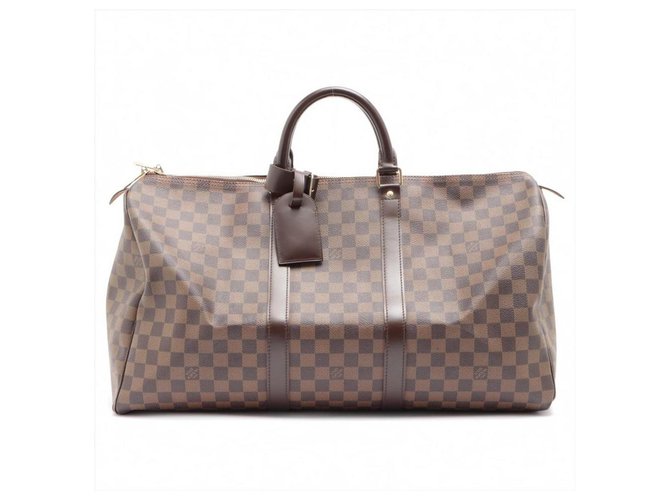 Louis Vuitton Discontinued Damier Azur Keepall 50 duffle bag