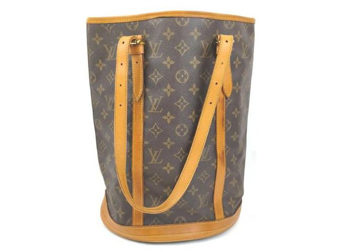 Louis Vuitton Monogram Marais Bucket GM Tote Bag Leather ref