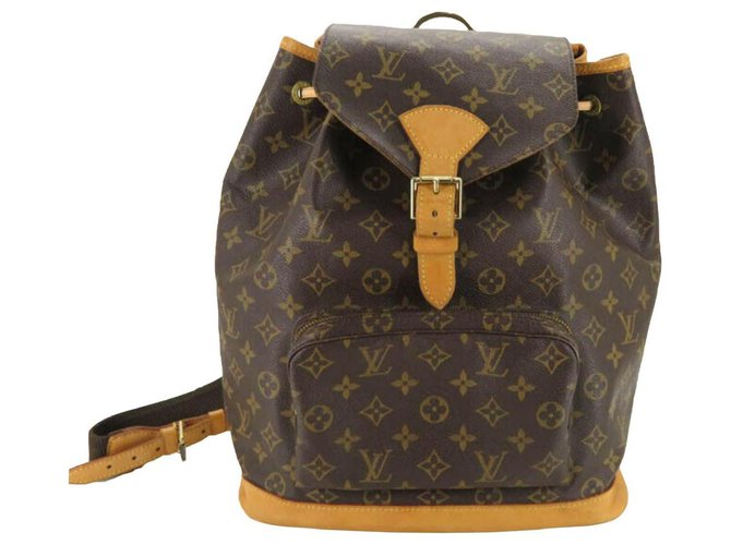 Louis Vuitton Large Monogram Montsouris GM Backpack Leather ref