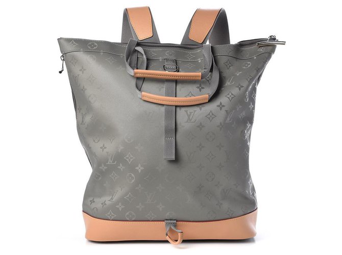 Monogram titanium outlet backpack