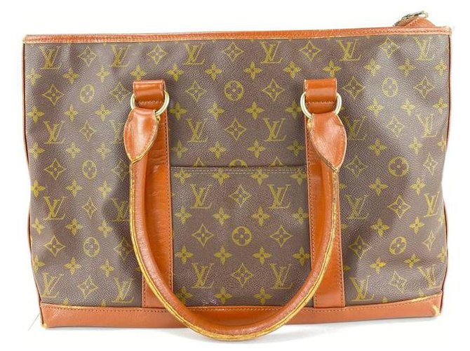 Louis Vuitton Monogram Sac Weekend PM Zip Tote Bag  ref.293790