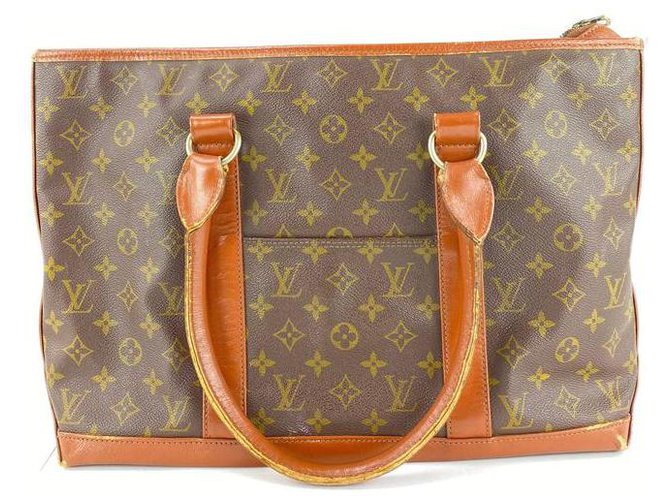 Louis Vuitton Borsa tote con zip PM Monogram Sac Weekend  ref.293790