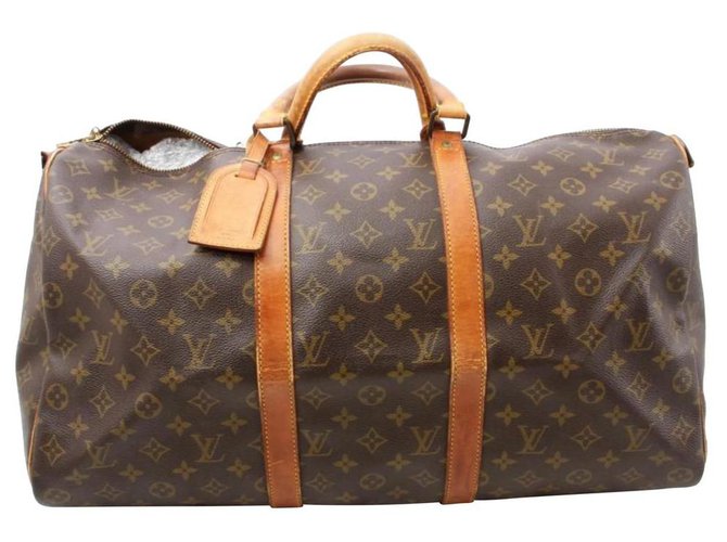 Louis Vuitton, Bags, Louis Vuitton Monogram Keepall 5 Bandouliere Duffle  Bag