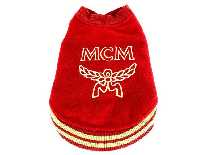 MCM Red Varsity Dog Sweater  ref.293807