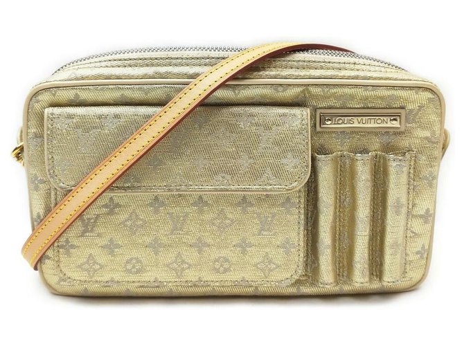 Louis Vuitton Silver Mini Lin Shine McKenna Bag White gold  ref.293823