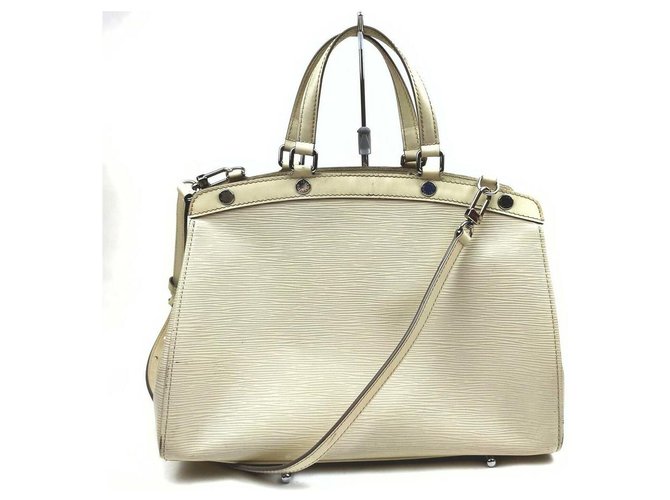Louis Vuitton Louis Vuitton White Leather Shoulder Strap For Epi Bags