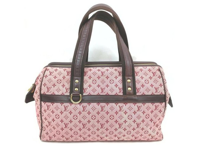 Louis Vuitton Monogram Mini Lin Josephine GM Boston Speedy