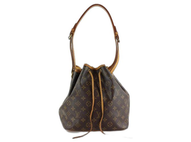 Louis Vuitton Monogram Petit Noe Drawstring Bucket Hobo Leather ref.559094  - Joli Closet