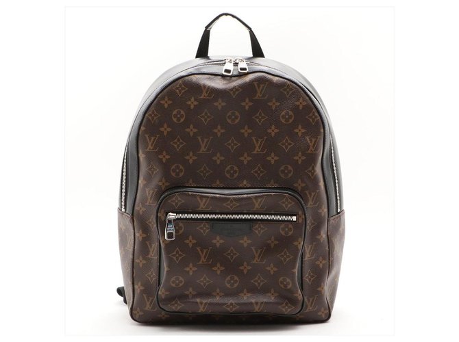Louis Vuitton Zaino Josh con monogramma Macassar Pelle ref.294030 - Joli  Closet