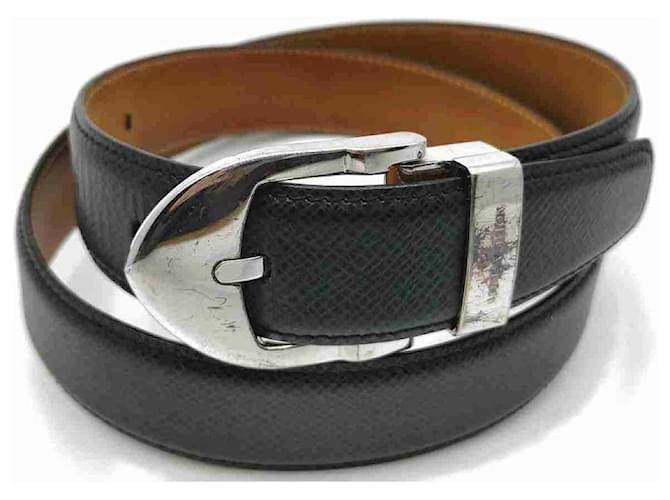 Louis Vuitton Taiga Leather Belt - Black Belts, Accessories